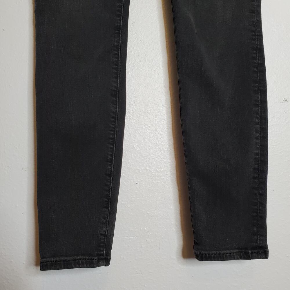 Madewell Curvy Roadtripper Skinny Jeans Washed Black Size 26 Classic Basic - Picture 7 of 16